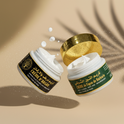 Crème visage bio — Figue de Barbarie & Huile d’Argan | Tiziri Elixir